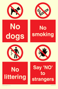 playground-sign--no-dogs-no-smoking-no-littering-say-no-to-strangers~